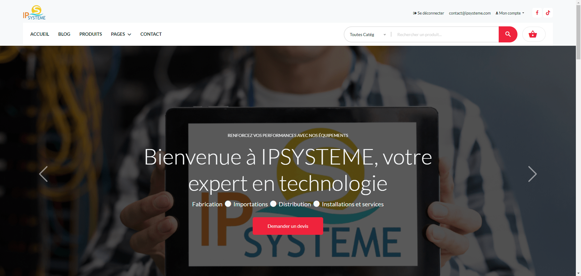 Site Web IPSYSTEME